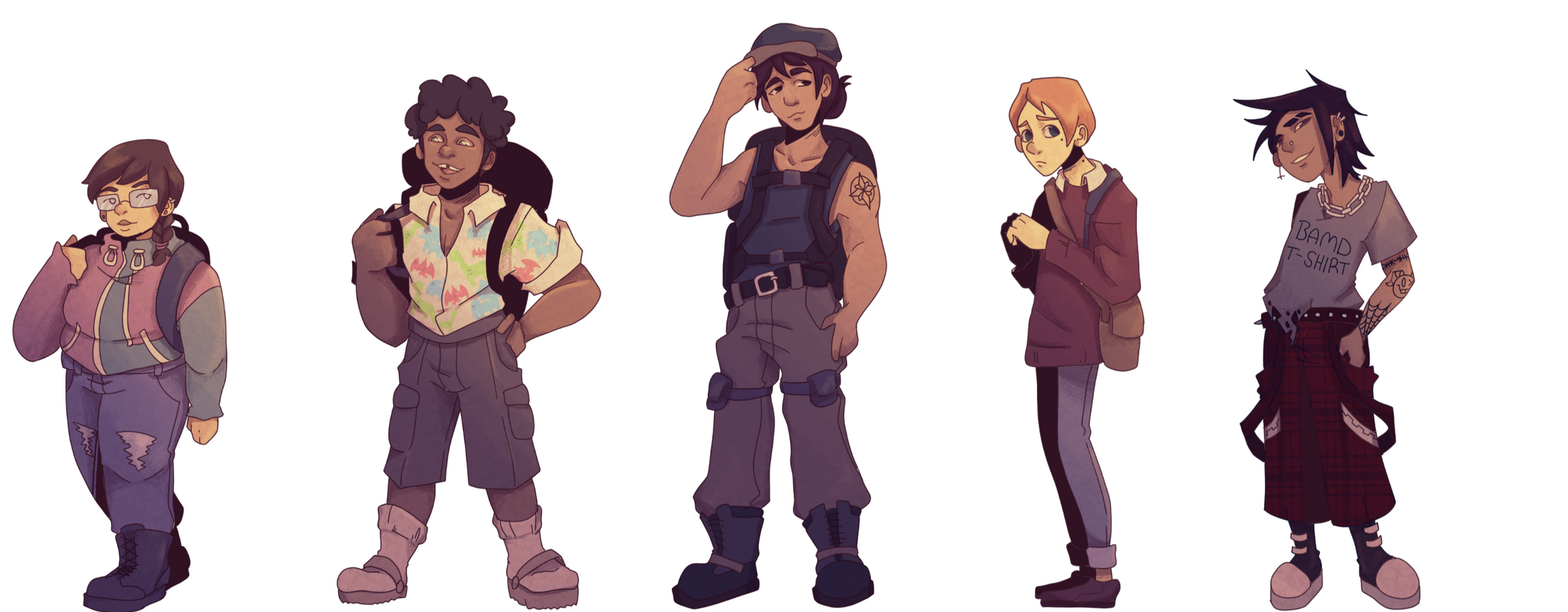 The Gang is All Here Art by Peachy